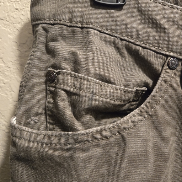 Ridgecut Men's Relaxed Fit Mid-Rise Canvas Utility Pants - Picture 4 of 7